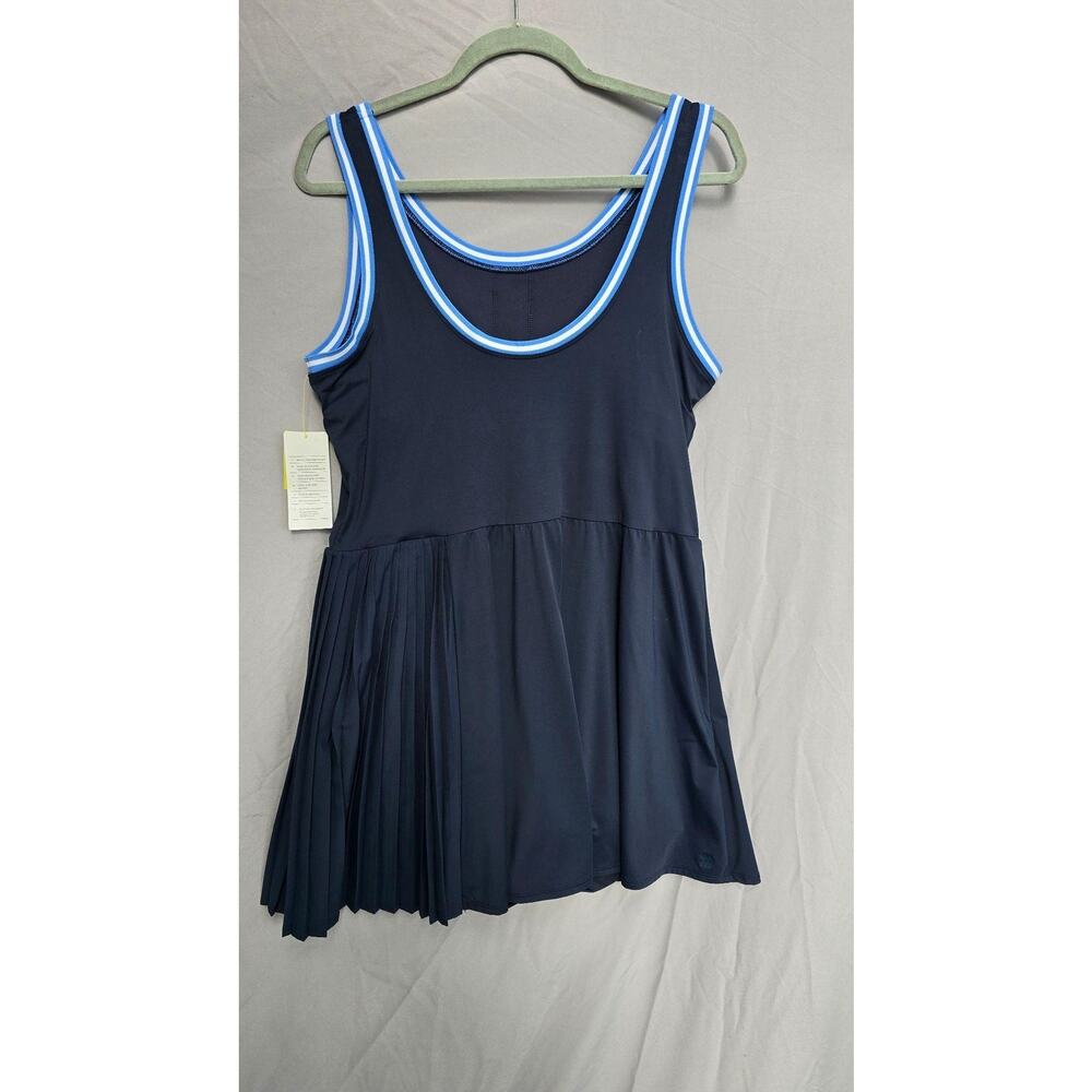 All In Motion Dress Womens XL Blue Pleated Tank Pickleball Inner Shorts Athletic - Picture 8 of 8